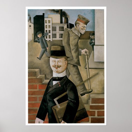 Grijze dag poster (Voorkant)