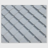 Grijze dakgordels cadeaupapier (Vlak)