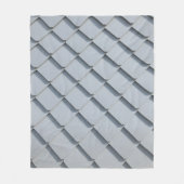 Grijze dakgordels fleece deken (Voorkant)
