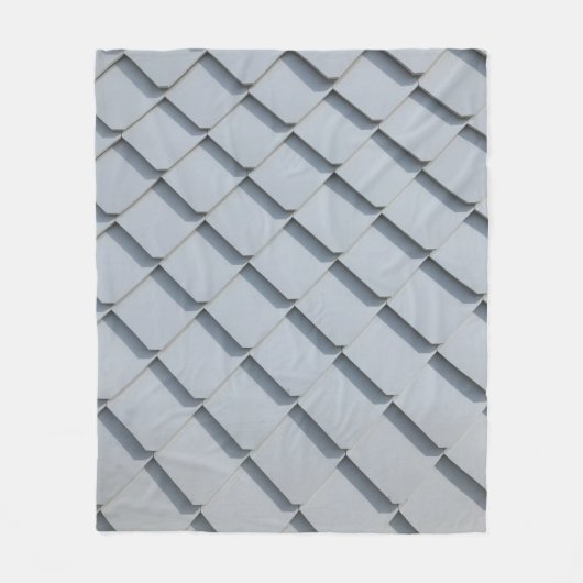 Grijze dakgordels fleece deken (Voorkant)
