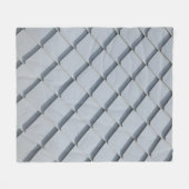 Grijze dakgordels fleece deken (Voorkant (Horizontaal))