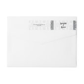 Grijze Damask Silver Lijst Wrap rond zeepbalk (Achterkant)