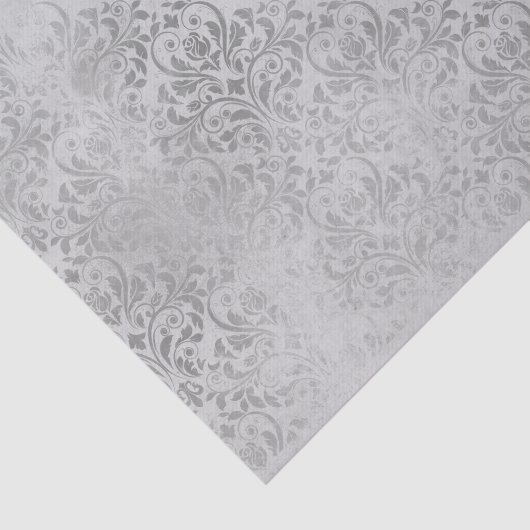  grijze Damask Tissuepapier (Detail)
