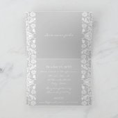 Grijze Damasweddenschap Je kiest kleur (Binnen)