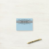 Grijze Deco Flourish Notes (Op bureau)