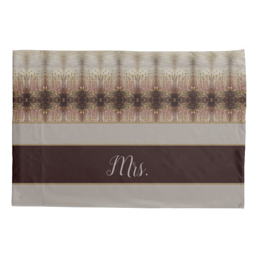 Grijze decoratieve ontwerper kussensloop (Achterkant-Links)