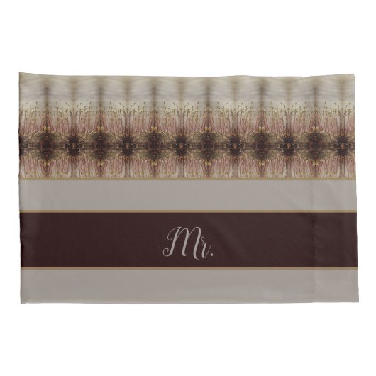 Grijze decoratieve ontwerper kussensloop (Achterkant-Rechts)