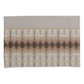 Grijze decoratieve ontwerper kussensloop (Voorkant-Rechts)