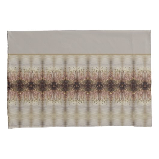 Grijze decoratieve ontwerper kussensloop (Voorkant-Rechts)