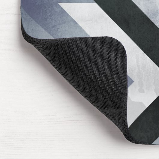 Grijze decoratieve vormgeving met kool muismat (Hoek)