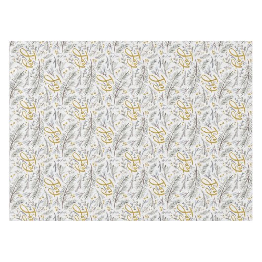 Grijze dennen twijgen tafelkleed (Voorkant (Horizontaal))