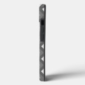 Grijze diamantpatroon Hoesje-Mate iPhone ca Case-Mate iPhone Case (Achterkant / Links)