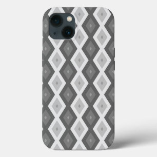 Grijze diamantpatroon Hoesje-Mate iPhone ca Case-Mate iPhone Case