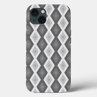 Grijze diamantpatroon Hoesje-Mate iPhone ca Case-Mate iPhone Case