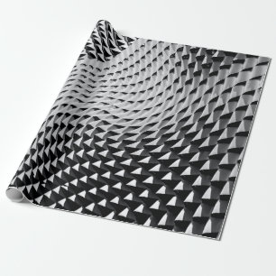 Grijze digitale achtergrond cadeaupapier