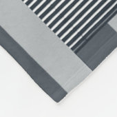 Grijze digitale achtergrond fleece deken (Hoek)