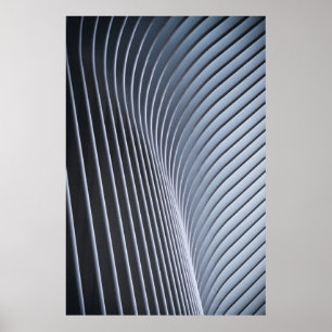 Grijze digitale achtergrond poster