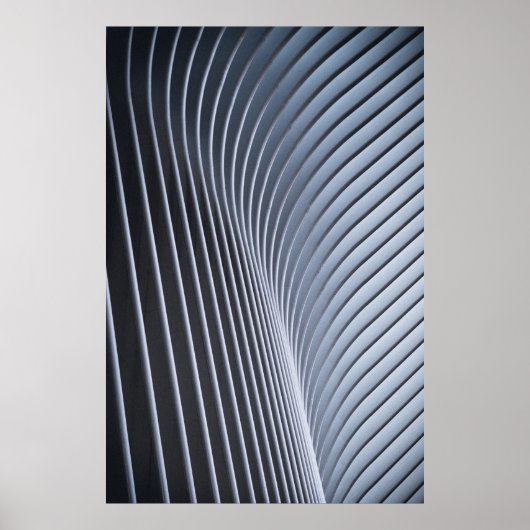 Grijze digitale achtergrond poster (Voorkant)