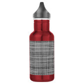 Grijze doek waterfles (Links)