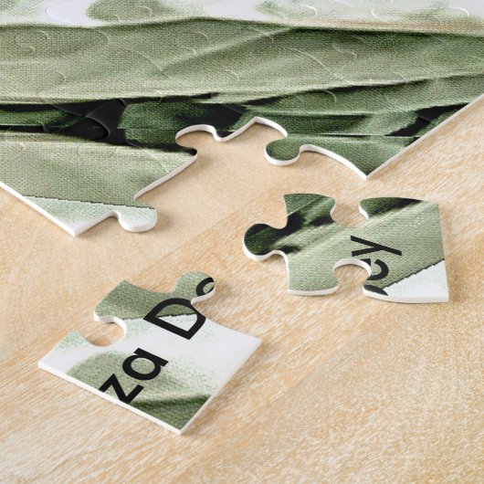 Grijze Doezelzaagpuzzel Legpuzzel (Zijkant)