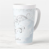 Grijze dolfijn persoonlijke latte Mok (Rechterhoek)