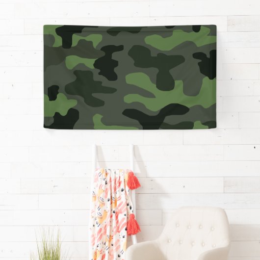 Grijze, donkergroene camouflage nr. 14, mok voor g spandoek (Insitu)