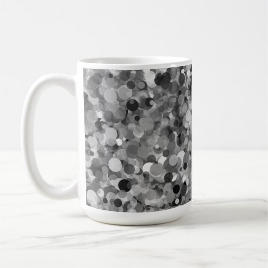 Grijze Dot 15oz Mok (Links)