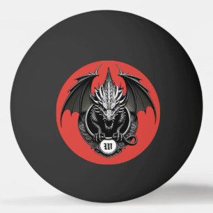 Grijze Draak met Gele Ogen Pingpongbal