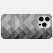 Grijze driehoek geometrische vierkantspatroon Case-Mate iPhone case (Achterkant (horizontaal))