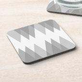 Grijze driehoeken bier onderzetter (Linkerzijde)