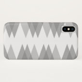 Grijze driehoeken Case-Mate iPhone case (Achterkant (horizontaal))