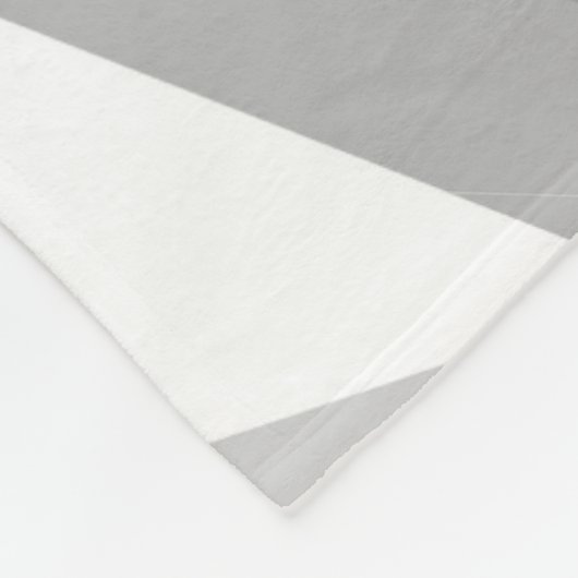 Grijze driehoeken fleece deken (Hoek)