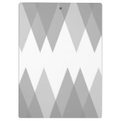 Grijze driehoeken klembord (Achterkant)