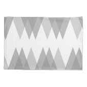 Grijze driehoeken kussensloop (Achterkant)