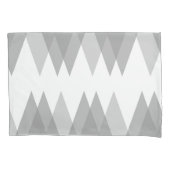 Grijze driehoeken kussensloop (Voorkant)
