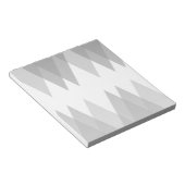 Grijze driehoeken notitieblok (Schuin)