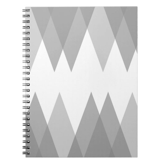 Grijze driehoeken notitieboek (Voorkant)