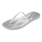Grijze driehoeken teenslippers (Schuin)