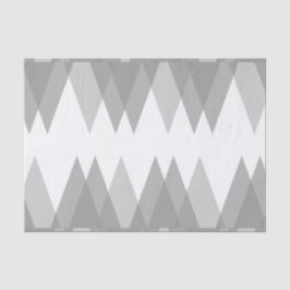 Grijze driehoeken tissuepapier