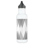 Grijze driehoeken waterfles  (Rechts)