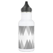 Grijze driehoeken waterfles  (Rechts)