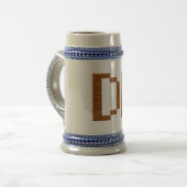 Grijze/DUITSE CHOCOLATCHOPEN Bierpul (Voorkant links)