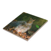 Grijze eekhoorn 01 tegeltje (Zijkant)