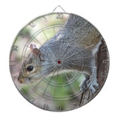 Grijze eekhoorn dartboard dartbord (Voorkant)