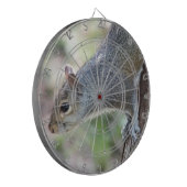 Grijze eekhoorn dartboard dartbord (Voorkant Links)