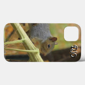 Grijze eekhoorn Hoesje-Mate iPhone Case (Achterkant (horizontaal))
