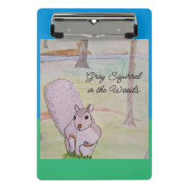 Grijze eekhoorn in het Bos Mini Klembord