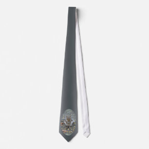 Grijze eekhoorn Necktie Stropdas