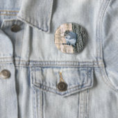 Grijze eekhoorn - Sciurus carolinensis Ronde Button 5,7 Cm (In situ)