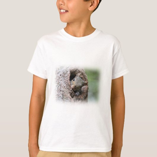 Grijze eekhoorn t-shirt (Voorkant)